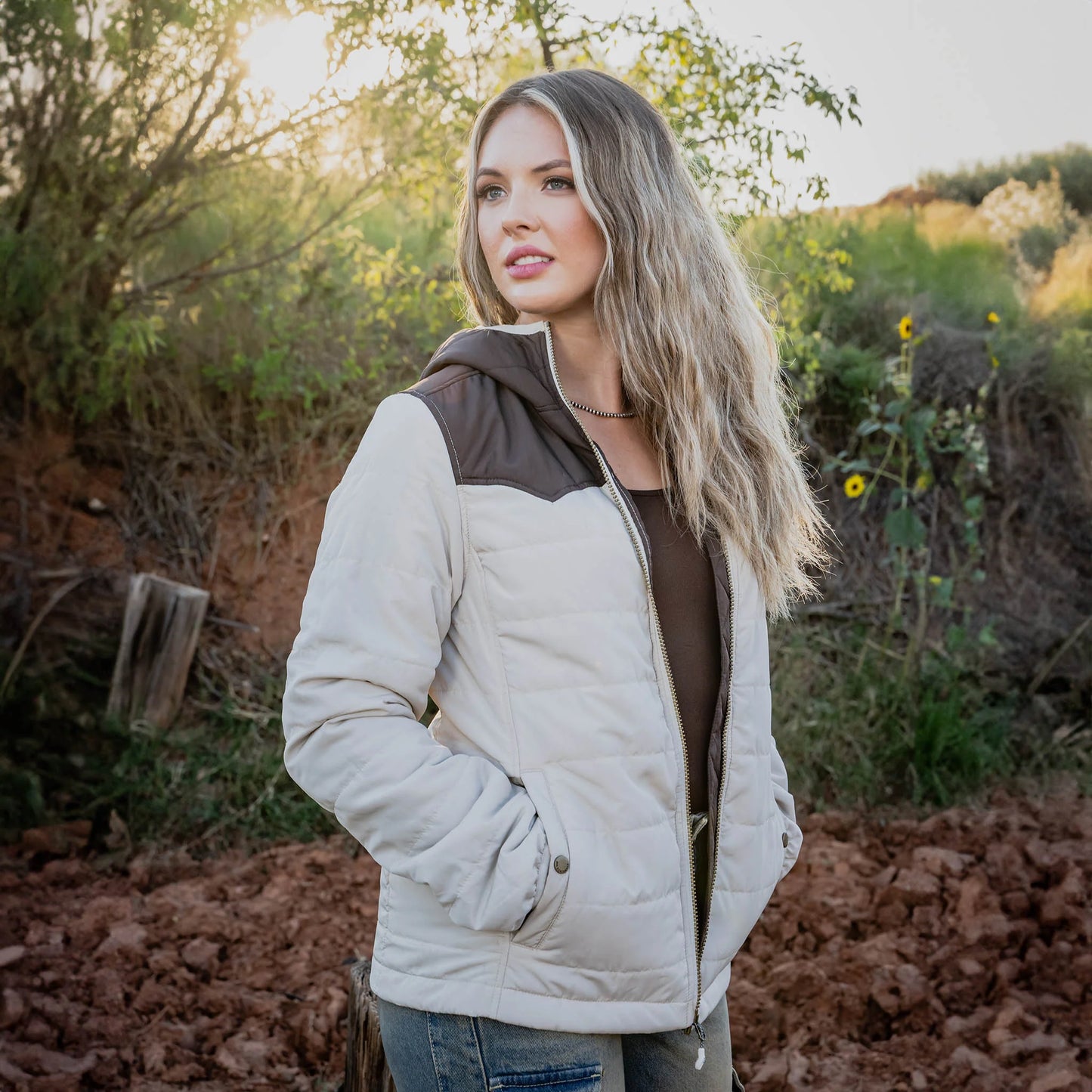 Women's STS Ranchwear "Rowan" Cream Color Jacket STS9660