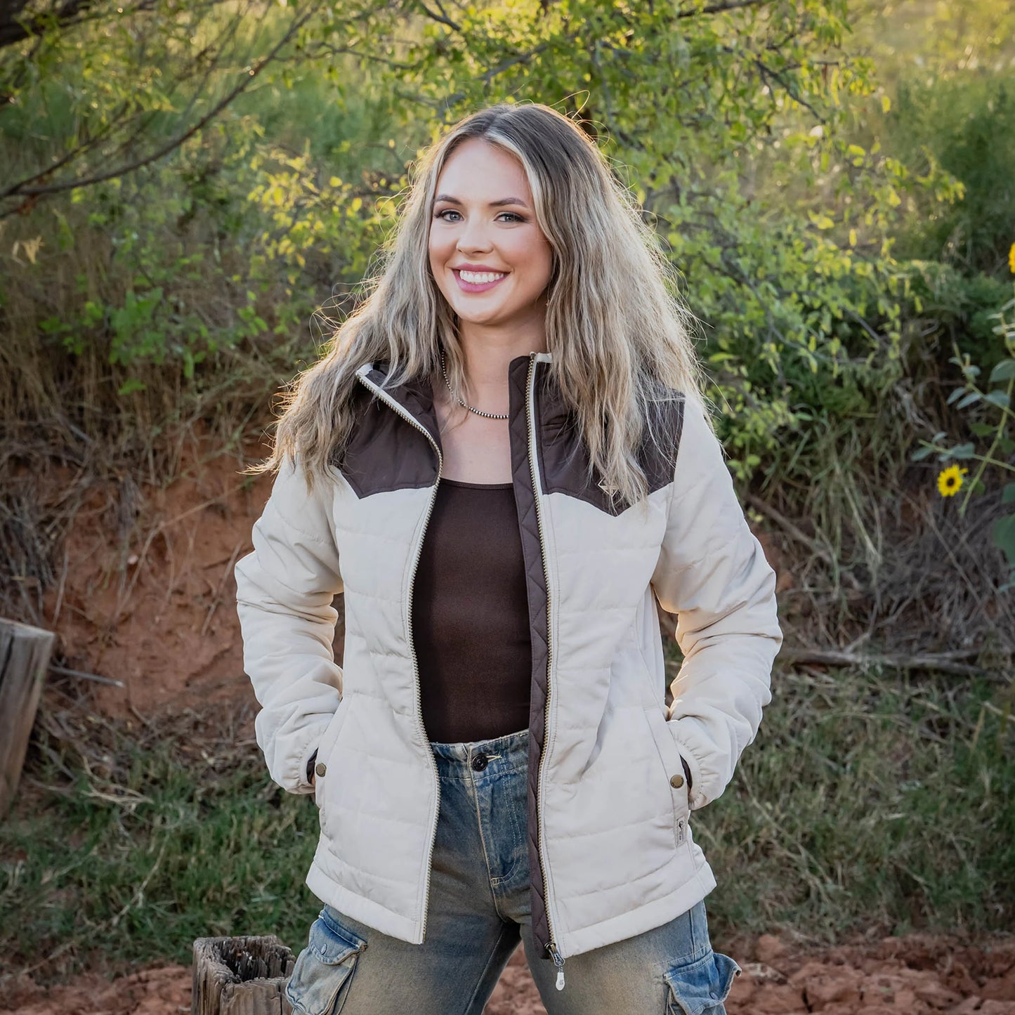 Women's STS Ranchwear "Rowan" Cream Color Jacket STS9660