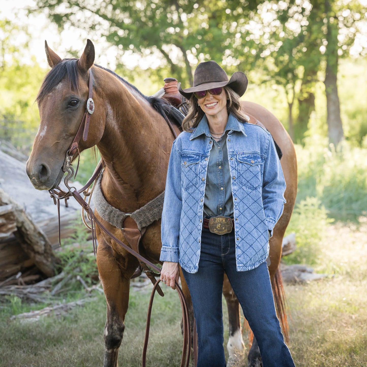 Women's STS Ranchwear "Palo Duro" Denim Jacket STS9829