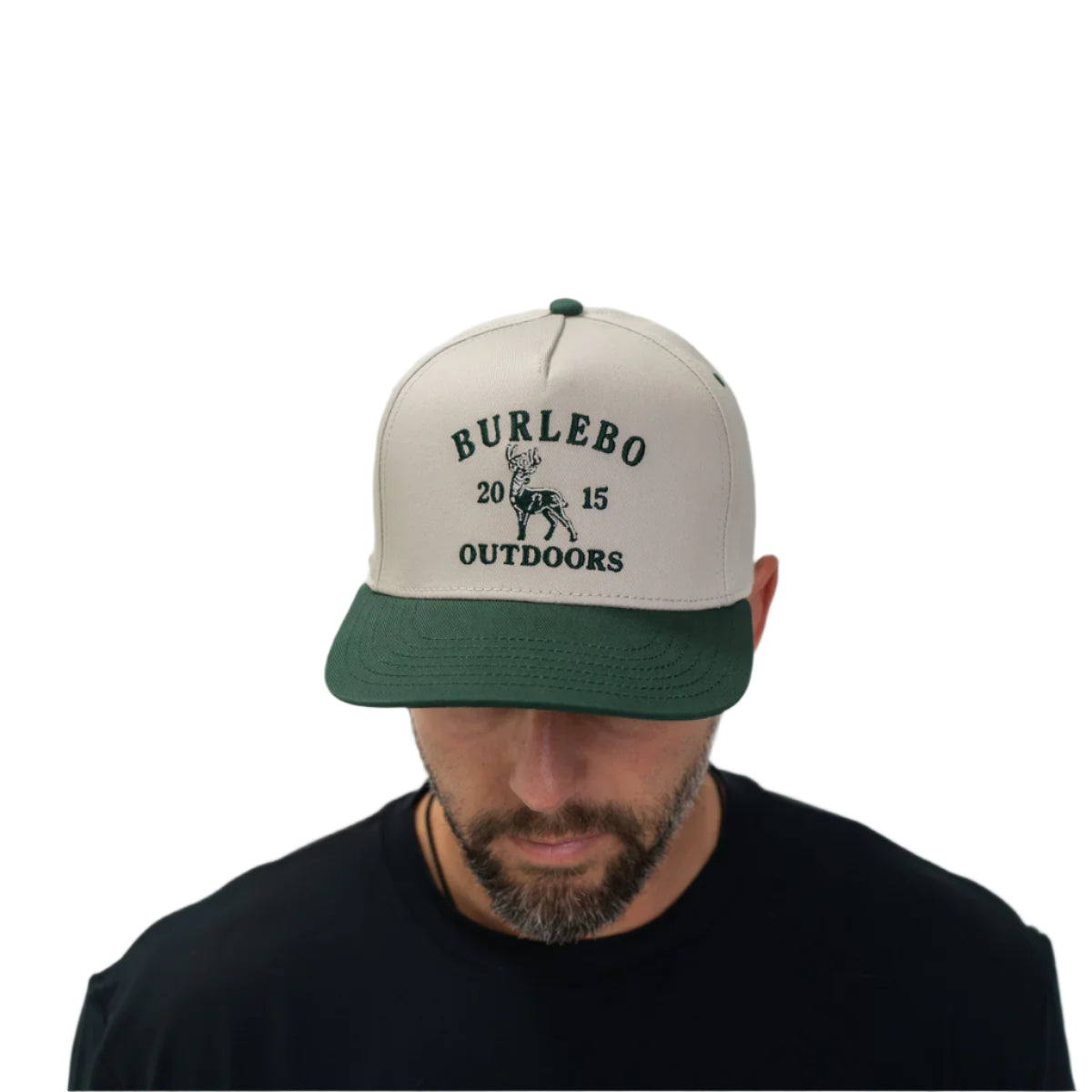 Men's Burlebo Vintage Whitetail Deer - Cream C-VWTD - Crazy House Western Wear