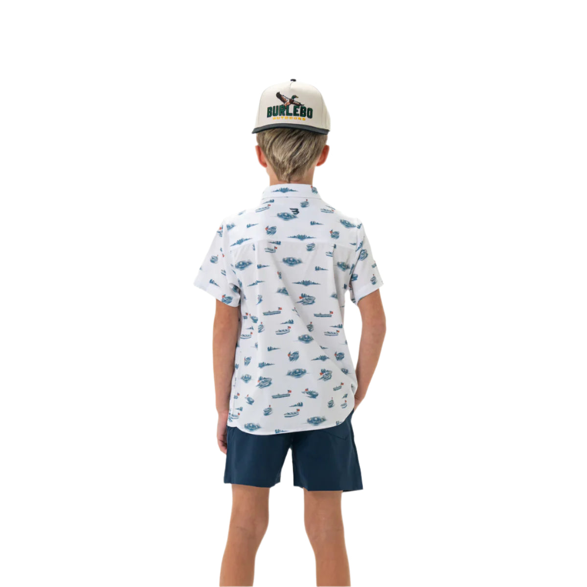 Boy's Burlebo Performance Button Up - Lake Weekend Y-PBU-LKWK