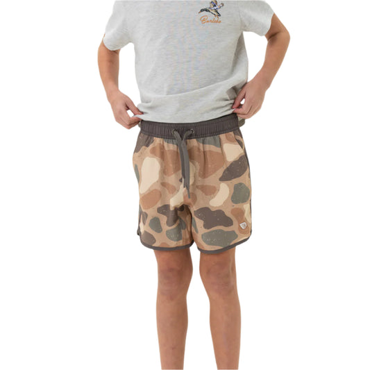 Boy's Burlebo Swim Trunk - Jumbo Pintail Camo Y-ST-JPTC