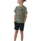 Boy's Burlebo Athletic Short - Heather Black - Retro Duck Camo Y-AS-HB-RDC - Crazy House Western Wear