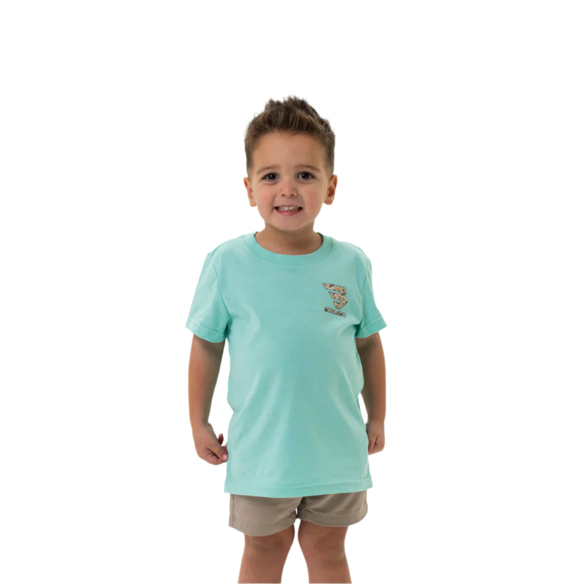 Boy's Burlebo Mallard Camo Dog - Island Reef Shirt Y-MCD-SS-IR - Crazy House Western Wear