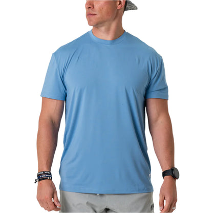 Men's Burlebo Go To Tee - Steel Blue GTT-STBL - Crazy House Western Wear