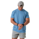 Men's Burlebo Go To Tee - Steel Blue GTT-STBL - Crazy House Western Wear