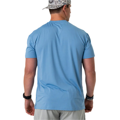 Men's Burlebo Go To Tee - Steel Blue GTT-STBL - Crazy House Western Wear