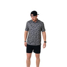 Men's Burlebo Performance Polo - Stone Camo PP-STOC - Crazy House Western Wear