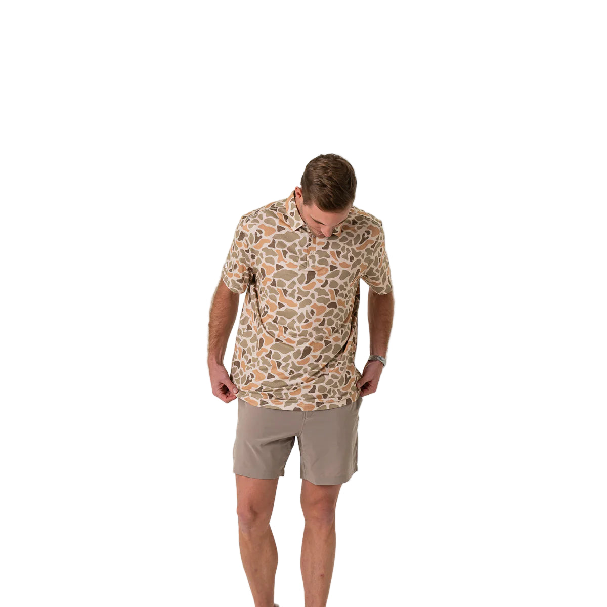 Men's Burlebo Performance Polo Venado Camo
