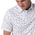 Men's Burlebo Performance Polo - Surfer PP-SURF - Crazy House Western Wear