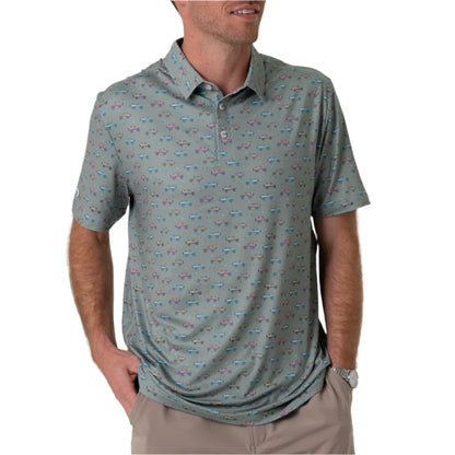 Men's Burlebo Performance Polo - Vintage Cruiser PP-VGCR - Crazy House Western Wear