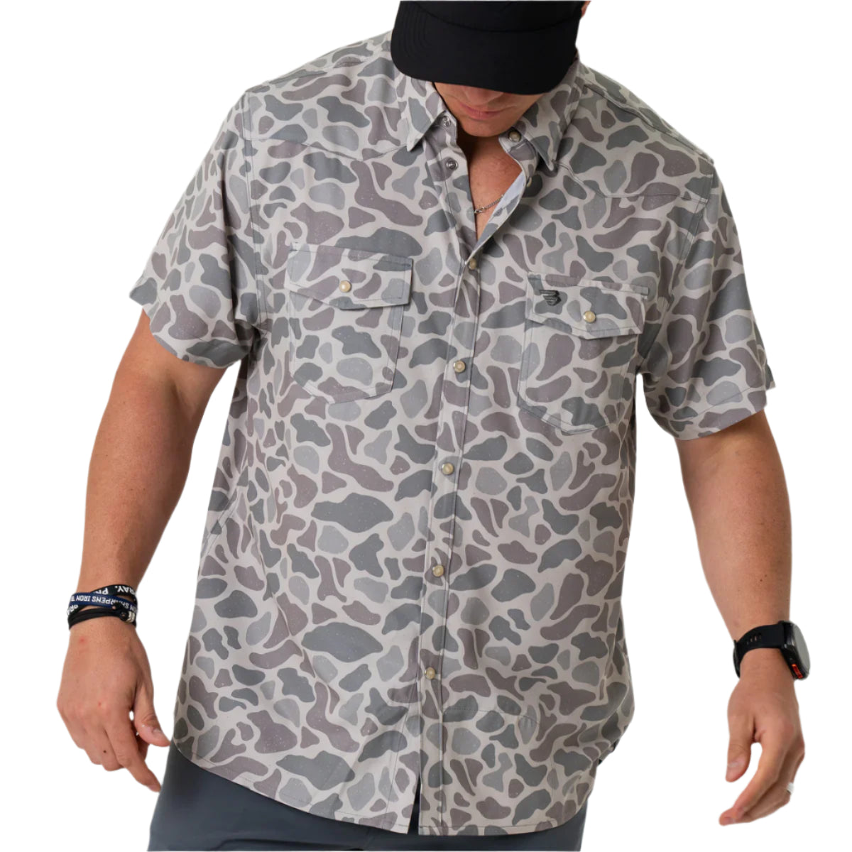Men's Burlebo Performance Western Shirt - Classic Deer Camo PWS-CDC - Crazy House Western Wear