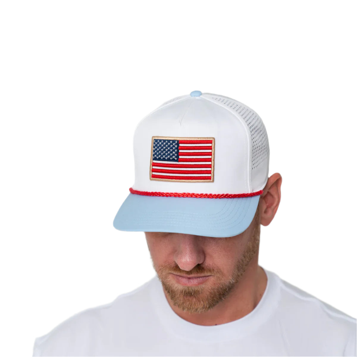 Men's Burlebo Performance Cap - Old Glory PC-OGLORY