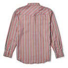Men's Seager Sawtoof Long Sleeve Shirt Red Rock Stripe MSF25SAWTRED