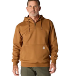 Carhartt Men's Brown Paxton 1/4 Zip Sweatshirt 100617-BRN