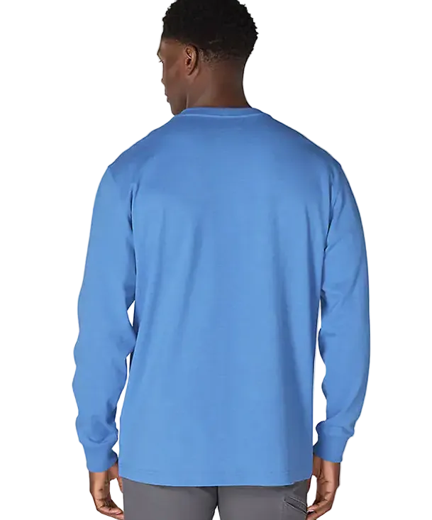 Carhartt Men's Blue Heather Dearborn Long Sleeve T-shirt K126-HX6
