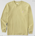 Carhartt Men's Faded Fatigue Dearborn Loose Long Sleeve T-shirt K126-GR9