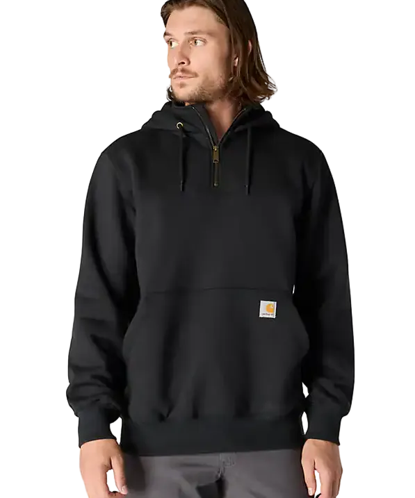 Carhartt Men's Black Paxton 1/4 Zip Sweatshirt 100617-001