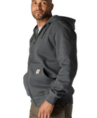 Carhartt Men's Carbon Heather Paxton Full Zip Sweatshirt 100614-026