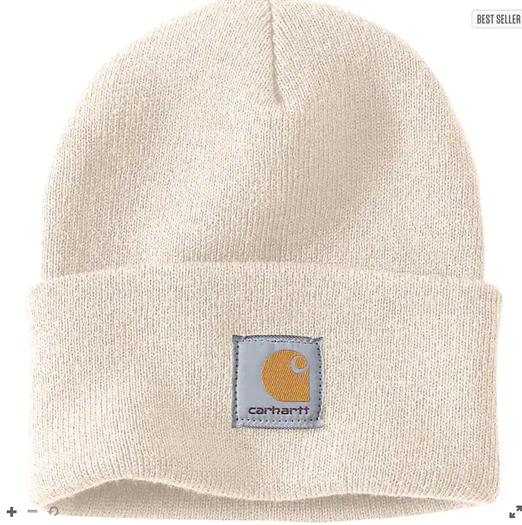 Carhartt Men's Winter White Iconic A18 Watch Cap Beanie A18-WWH