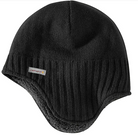 Carhartt Men's Black Logo Earflap Hat 106390-N04