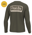 Local Boy Youth Cedar Brush Camo Mark Long Sleeve Heather Performance Shirt L0400009-CDR