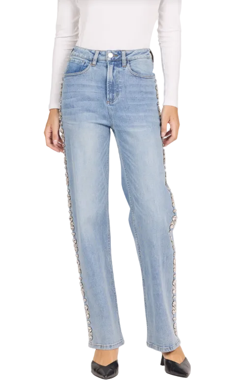 Dear John Women's Gala Blue Holly Gemstone Jeans 