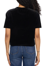 Dear John Women's Black Velvet Maddox T-shirt 
