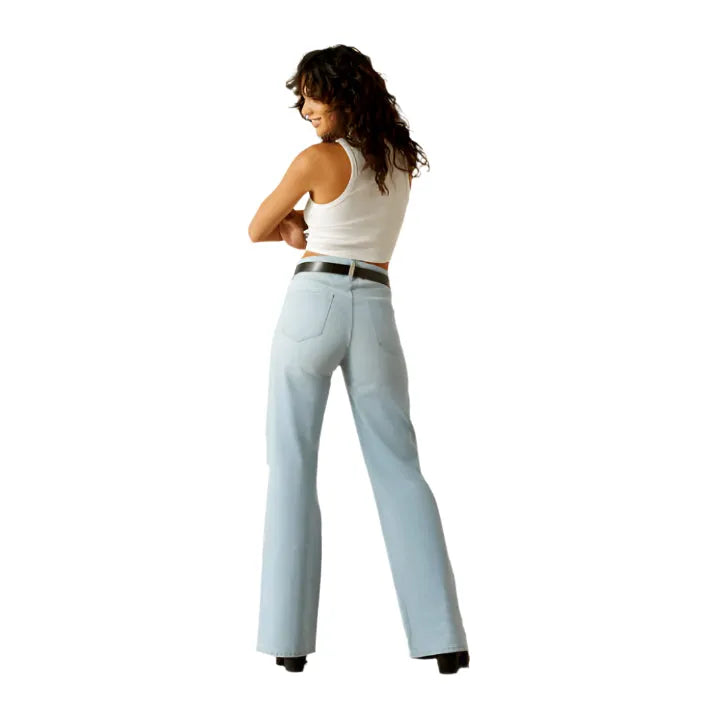 Women's Ariat High Rise Wide Leg Tomboy Jean 10060983 - Crazy House Western Wear
