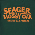 Men's Seager X Mossy Oak I.O.F. Forest Green Tee MTF25IOFMOAKGRN