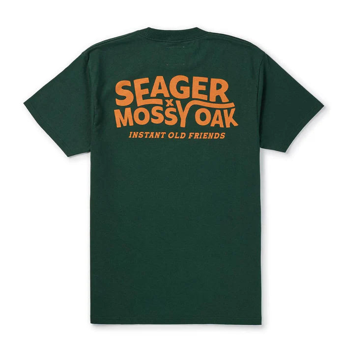 Men's Seager X Mossy Oak I.O.F. Forest Green Tee MTF25IOFMOAKGRN