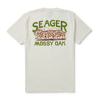 Men's Seager X Mossy Oak Pack Out Vintage White Tee MTF25PACKMOAKWHT
