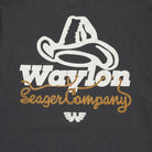 Seager Men's Waylon Jennings Lasso Lash Premium Tee MTH26LASOLPBLK