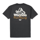 Seager Men's Waylon Jennings Lasso Lash Premium Tee MTH26LASOLPBLK