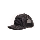 Crazy House Unisex Black Duck Camo Snapback with Jackelope Flag Patch - Crazy House Western Wear