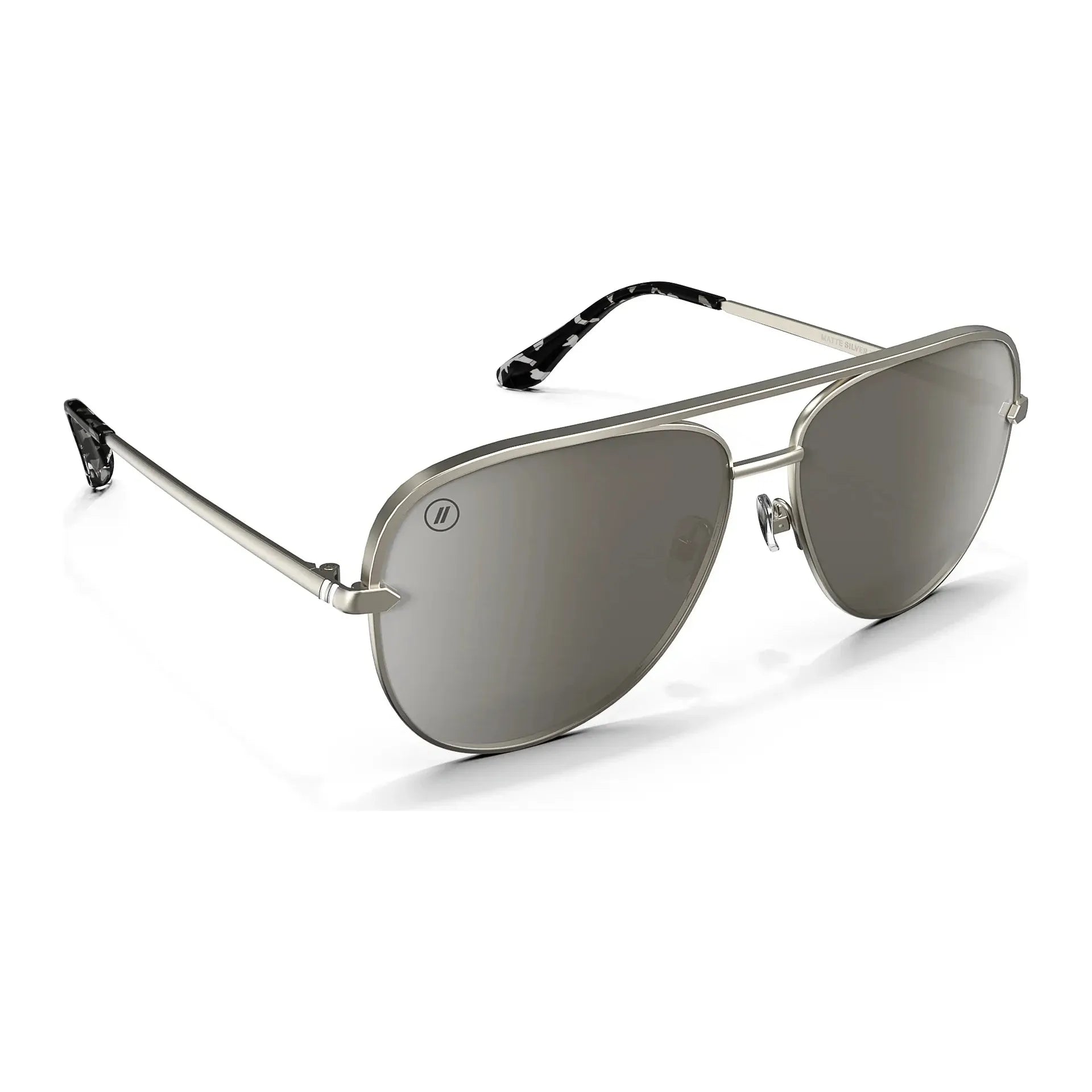 Blenders Shadow Matte Silver Sunglasses BE5606 - Crazy House Western Wear