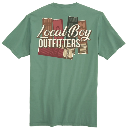 Local Boy Men's Light Green Shells T-shirt L1000842-LTG