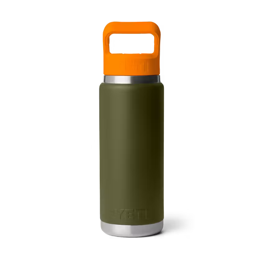 Yeti 26oz Olive/King Crab Orange Rambler YRAM26OLVOR