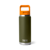Yeti 26oz Olive/King Crab Orange Rambler YRAM26OLVOR