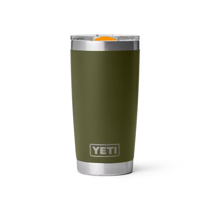 Yeti 20oz Olive/King Crab Orange Rambler Tumbler YRAM20OLVOR