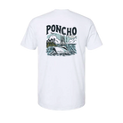 Men's Poncho Short Sleeve White "The Sport Fisher" T-shirt 