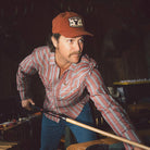 Men's Seager Orange Sportsman Snapback MHF25SGRSPTORG