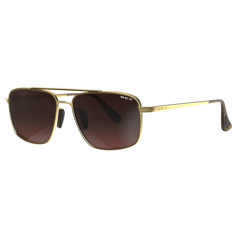 Bex Accel Gold/Brown/Silver Sunglasses S140GLBRSL