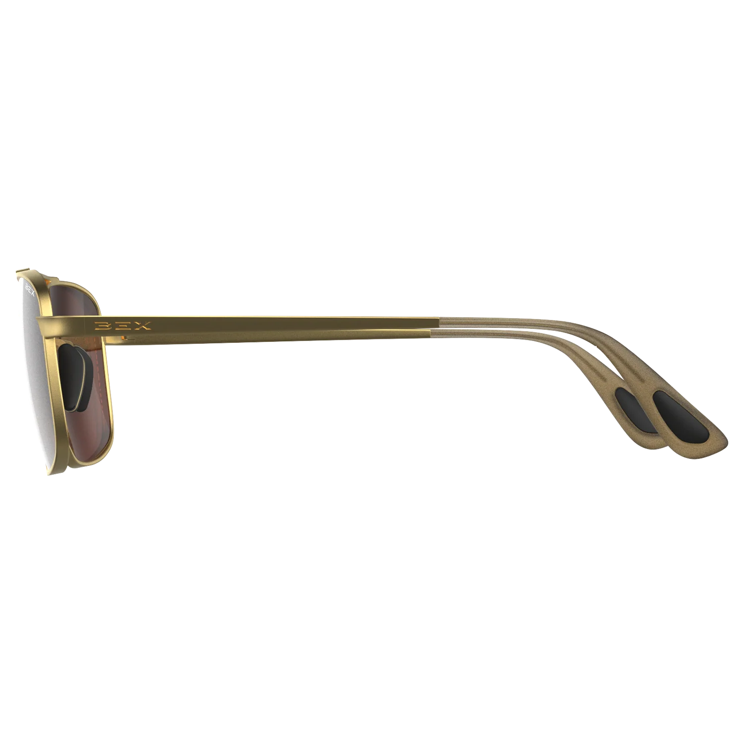 Bex Accel Gold/Brown/Silver Sunglasses S140GLBRSL