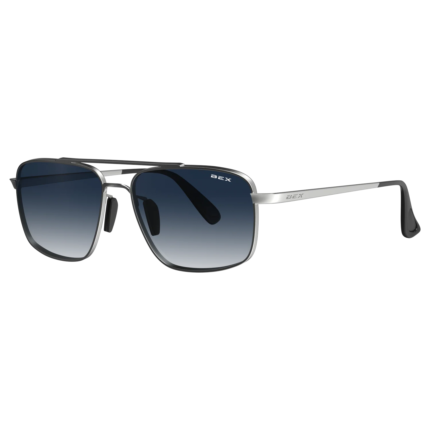 Bex Accel Silver/ Sapphire Sunglasses S140SLSP