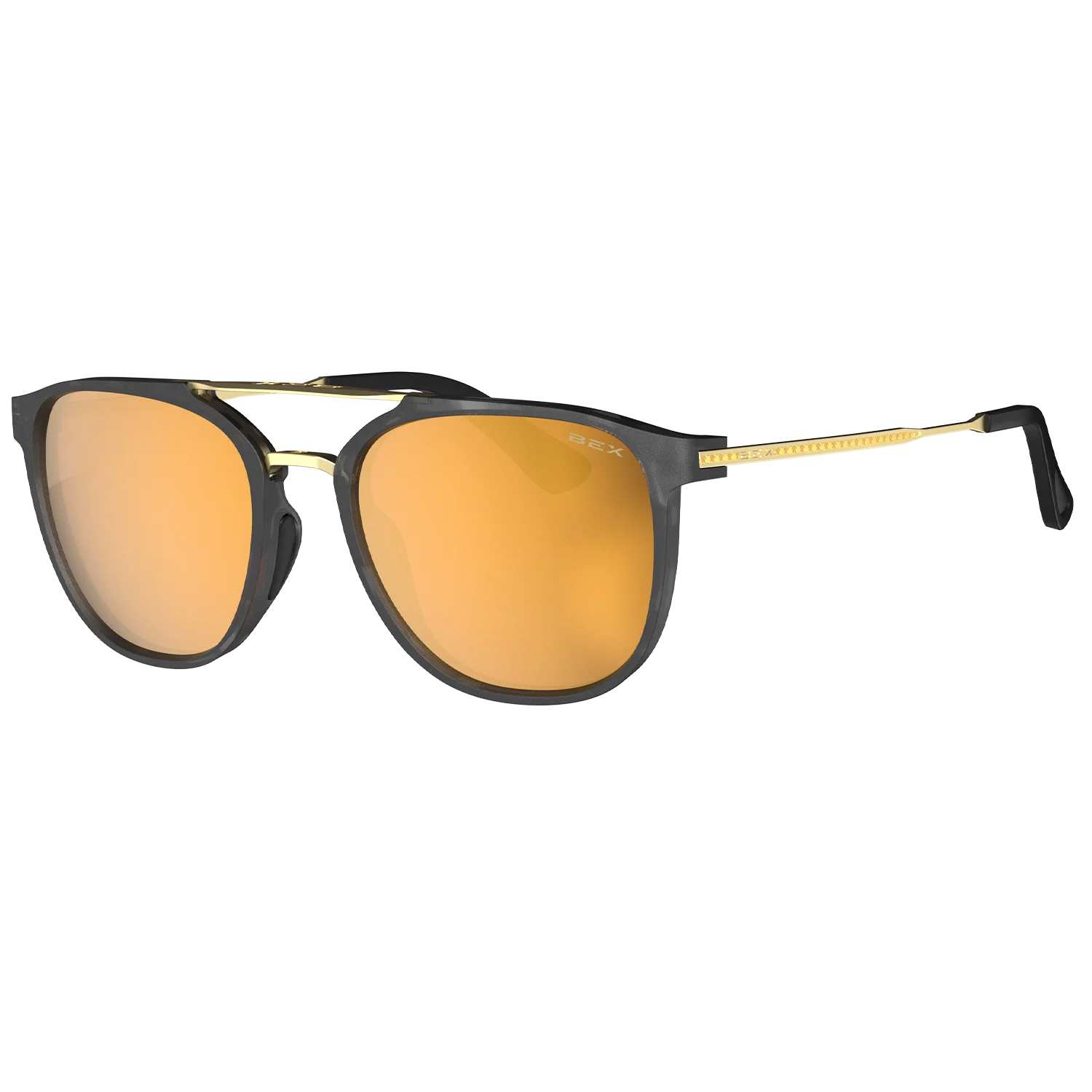 Bex Tortoise Gray/Brown and Gold Dillinger OTG Sunglasses S169TBG