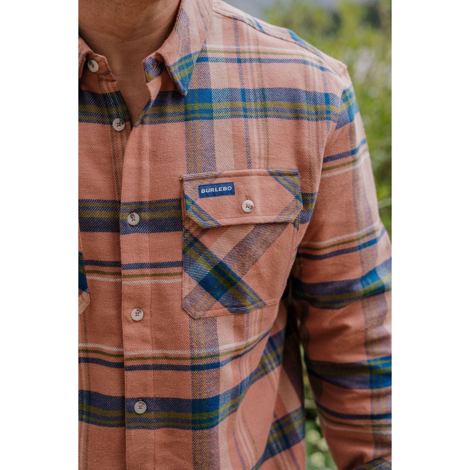 Men's Burlebo Flannel Shirt FS-SCNY - Crazy House Western Wear