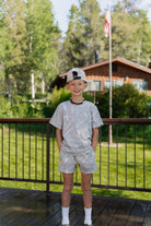 Burlebo Boy's Drifter Camo Vintage Washed Tee Y-VWT-DFTC