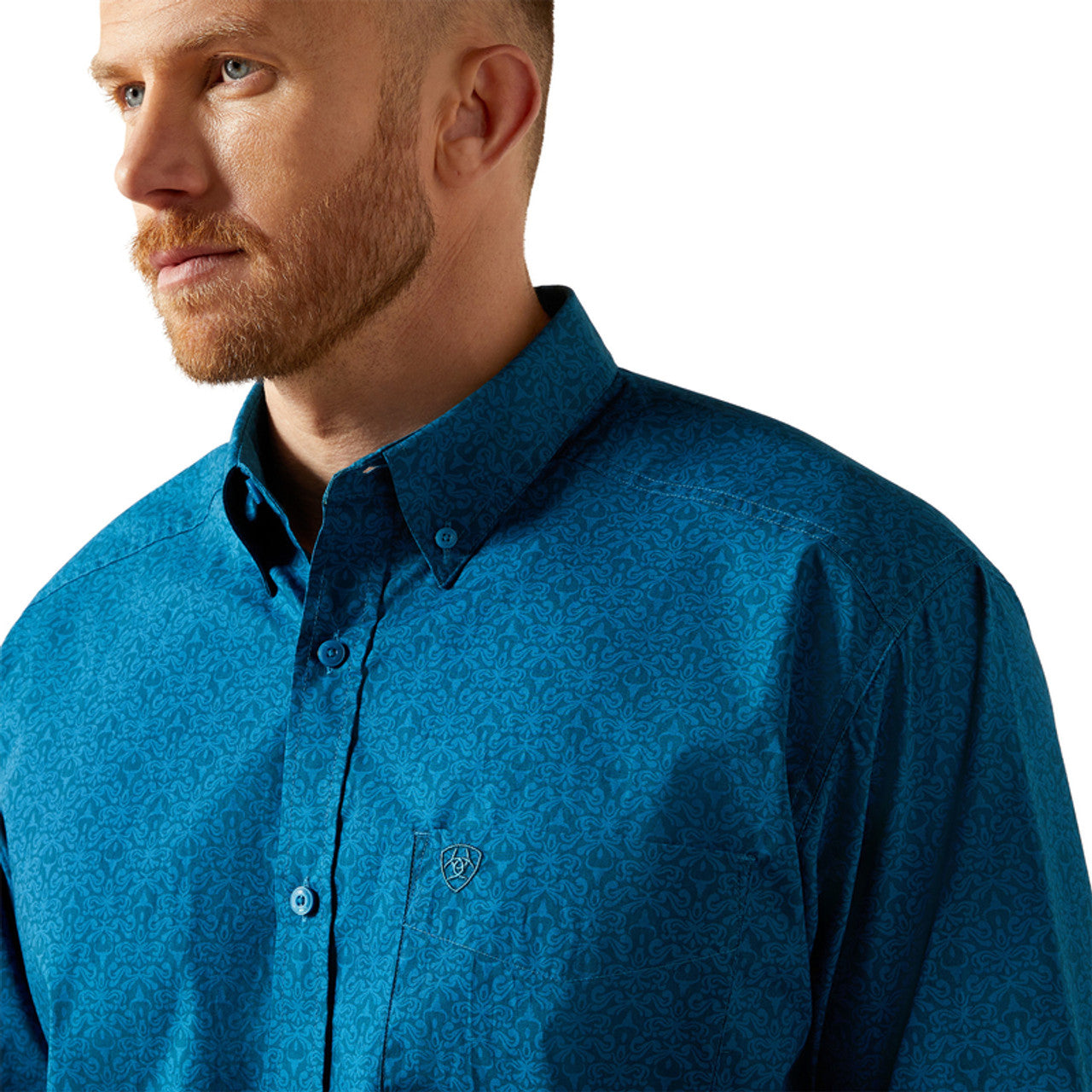 Men's Ariat Blue Terrell Classic Fit Shirt 