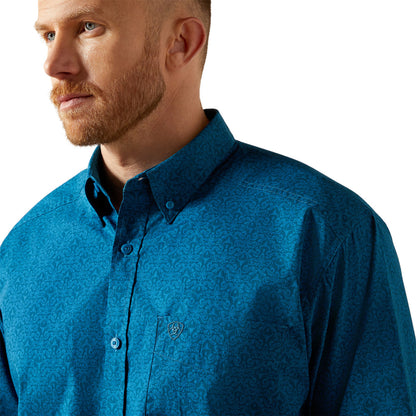 Men's Ariat Blue Terrell Classic Fit Shirt 